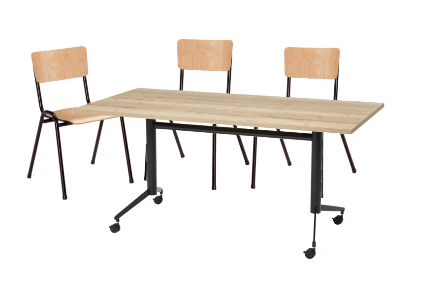 Multiflex tafel uitgeklapt