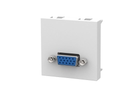 M45 opite 1: M45 1v VGA F-> inzetplaat wit