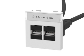 M45 opite 1: M45 2v USB lader 3.1A wit 