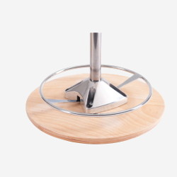 Bediening, verstelbare zithoek of 360° : Ringbediening Chroom/Alu 